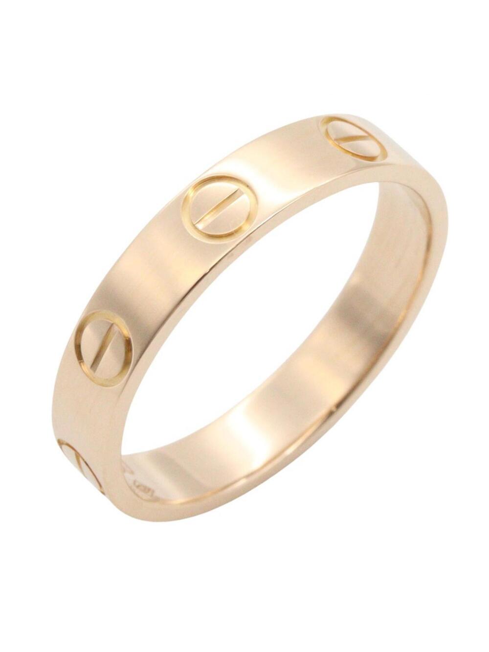 Cartier Mini Love Ring 18Krg Pink Rose #313884C13B